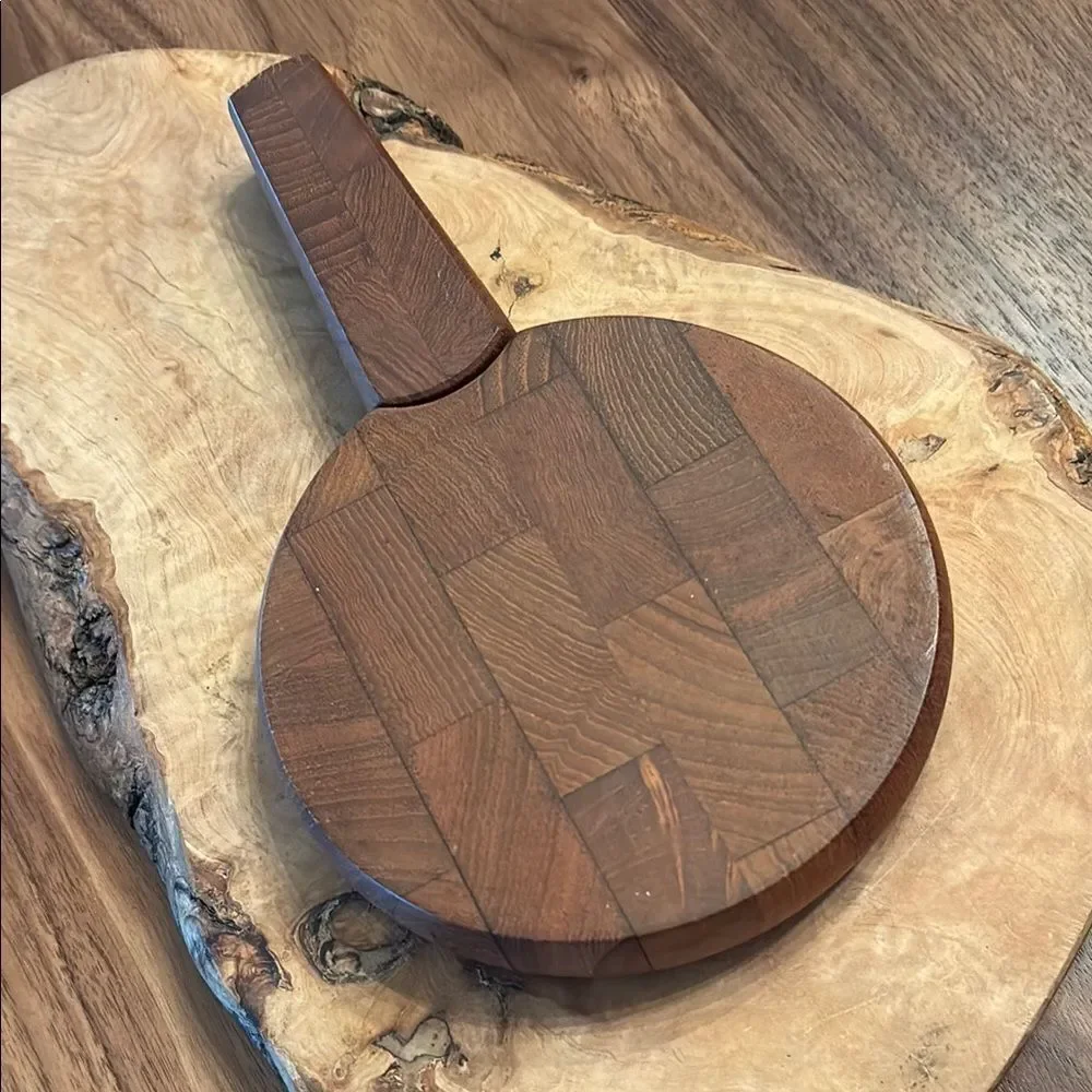 Vintage Dansk Cheese Board and Knife